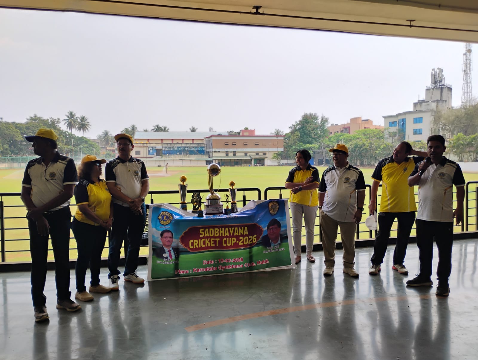 GOA LIONS TEAM BECOME RUNNERUP IN SADBHAVANA . 