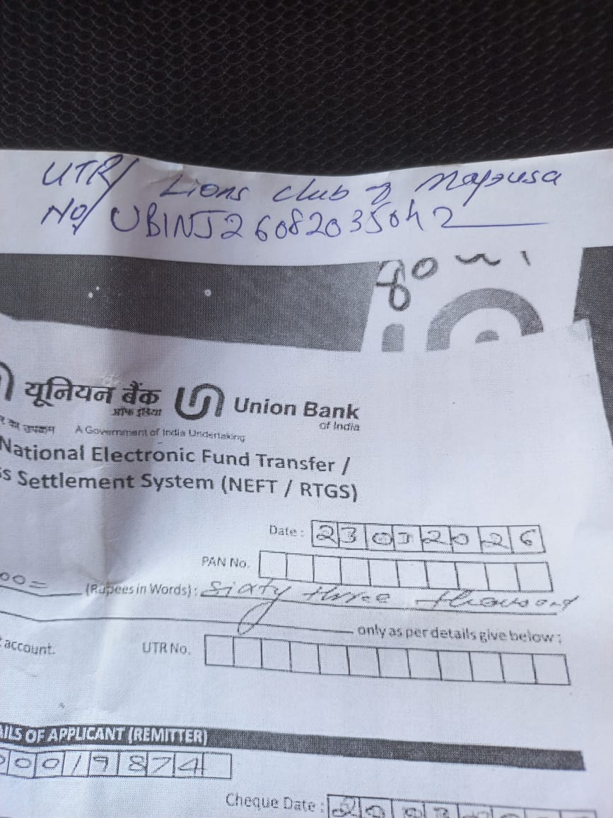 in time contribution of international dues by L C mapusa