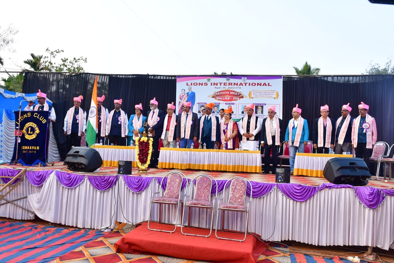 ATTENDEANCE AT REGION MEET OF REGION 12 HOSTED BY LIONS CLUB OF HONAVAR