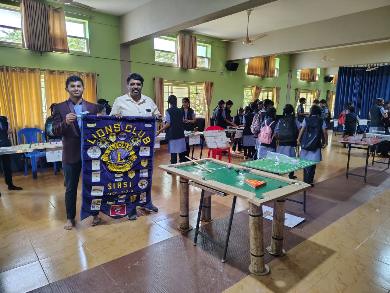 Attended the Sports Exhibition for students organised by the Lions club of Sirsi