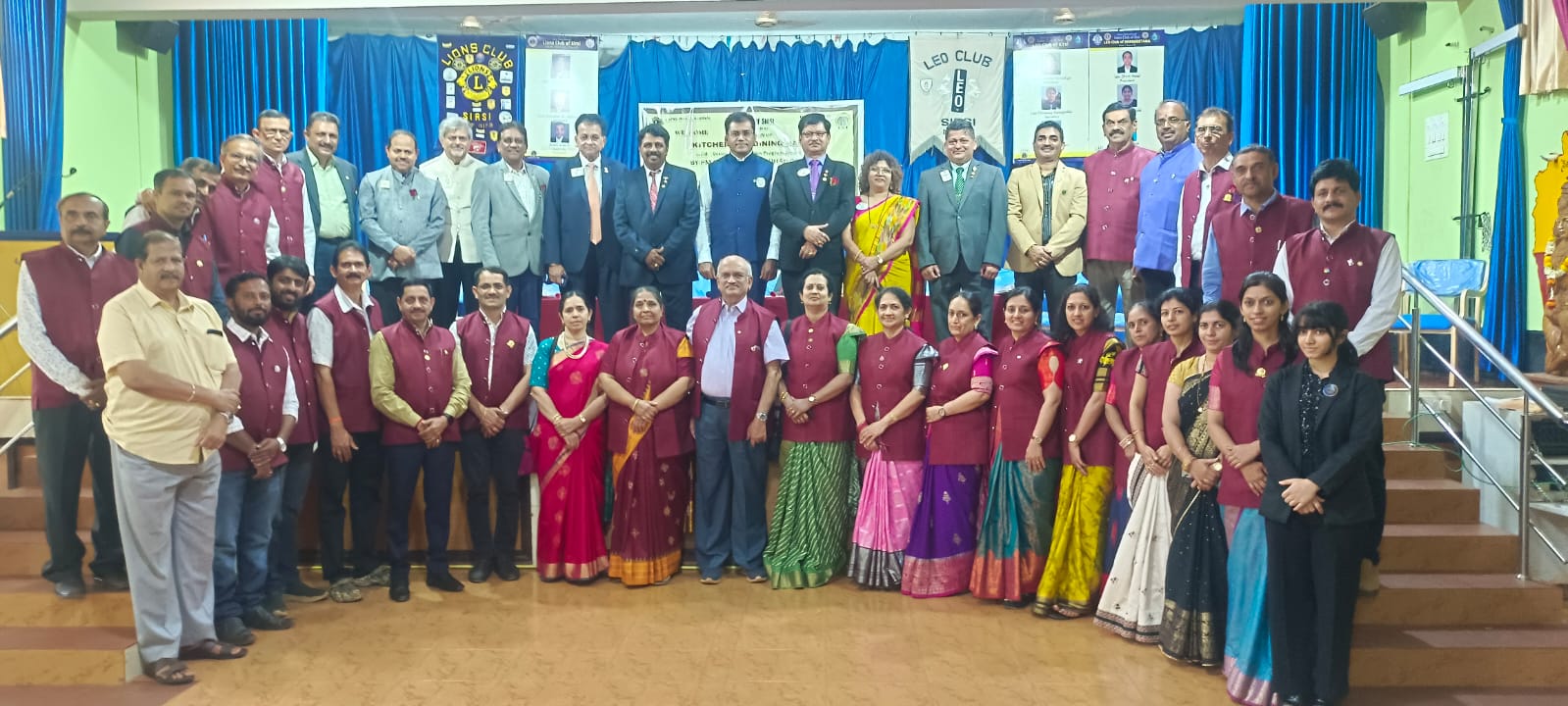 ATTENDED THE LIONS CLUB OF SIRSI -LCIF SPONSORED HUNGER RELIEF PROJECT BUILDING INAUGARATION CEREMEONY