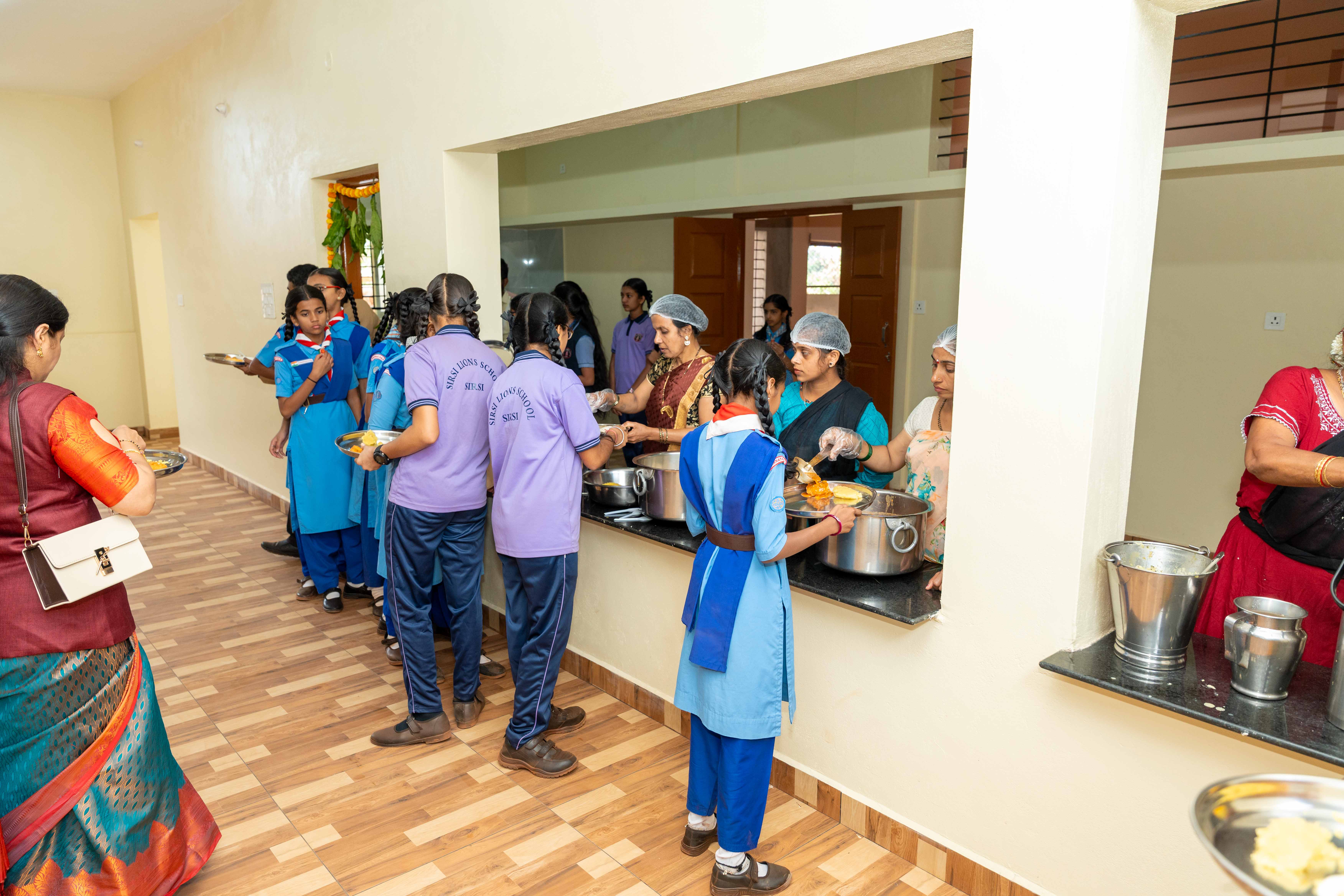 ATTENDED THE LIONS CLUB OF SIRSI -LCIF SPONSORED HUNGER RELIEF PROJECT BUILDING INAUGARATION CEREMEONY