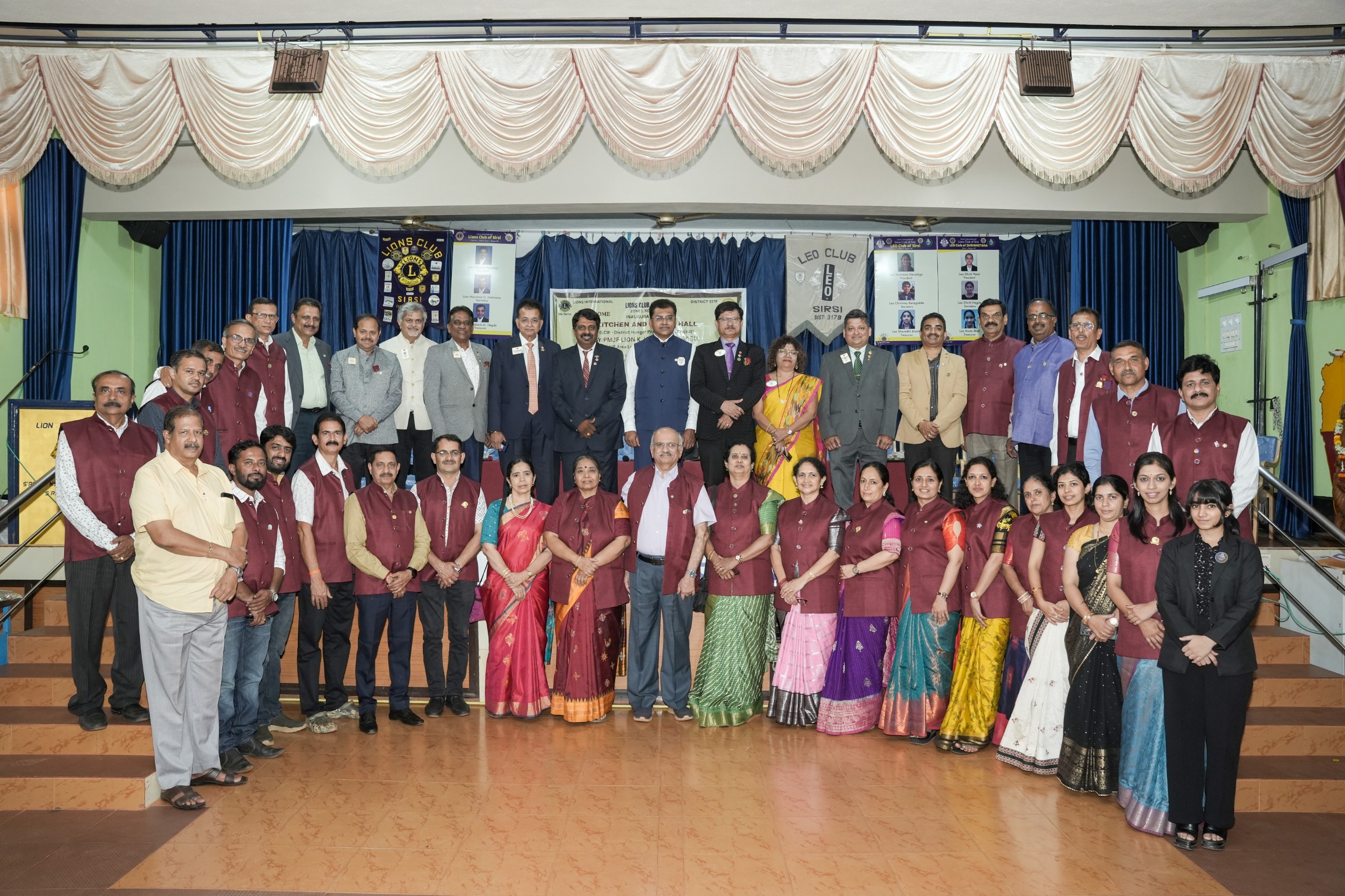 Attended the Lions Club of Sirsi LCIF Sponsored Hunger Relief Project Building Inauguration ceremony