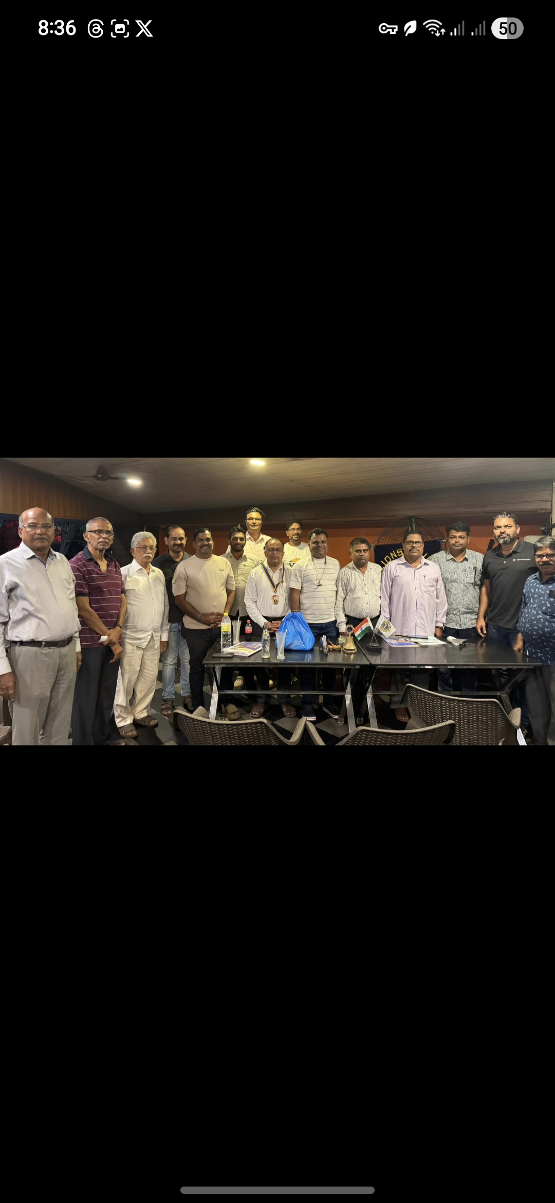 Attended General Body Meeting of Lions Club of Old Goa 