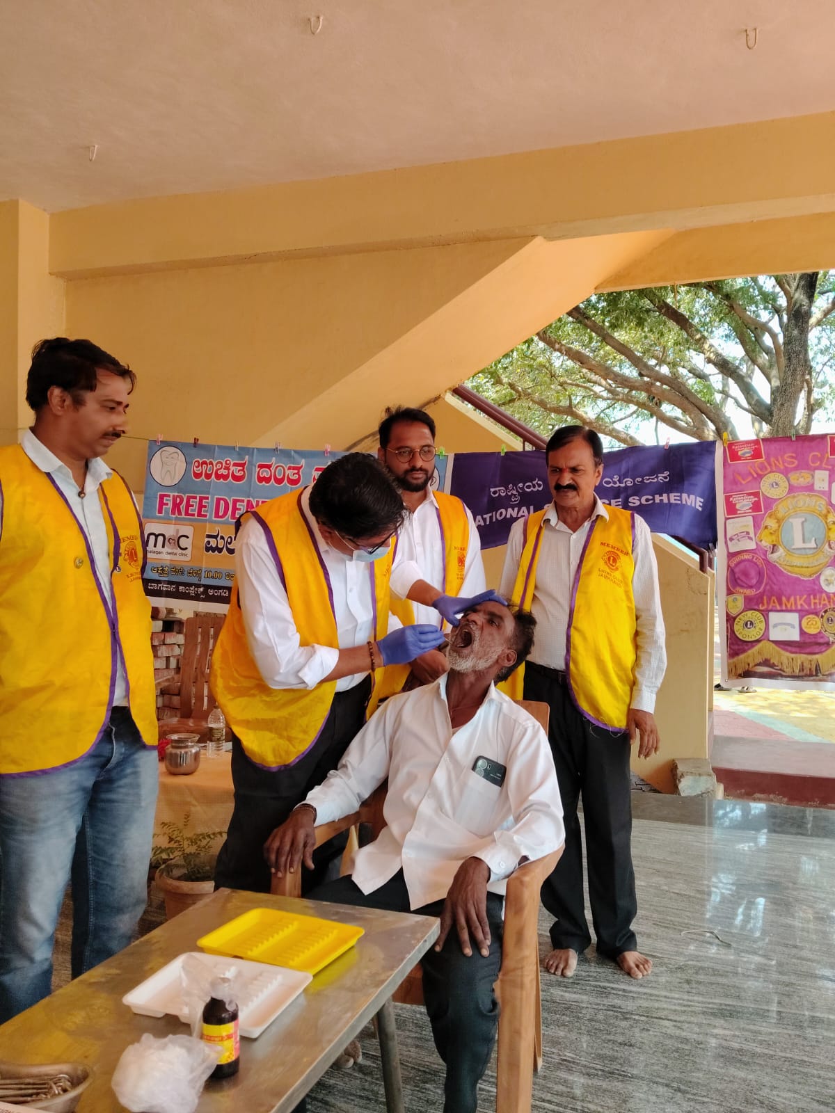 Free Dental Medical Camp at Muttur Village