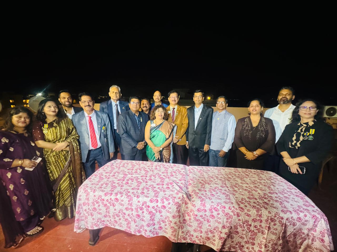 DG visit to Lion Club of Chicalim Bogmalo 