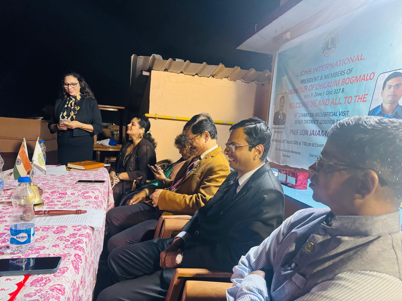 DG visit to Lion Club of Chicalim Bogmalo 