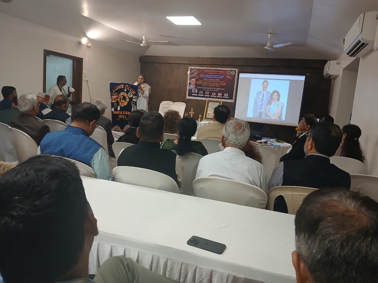 Attended the DG Visit and Charter Night of Lions Club Margao Gomant Gogol