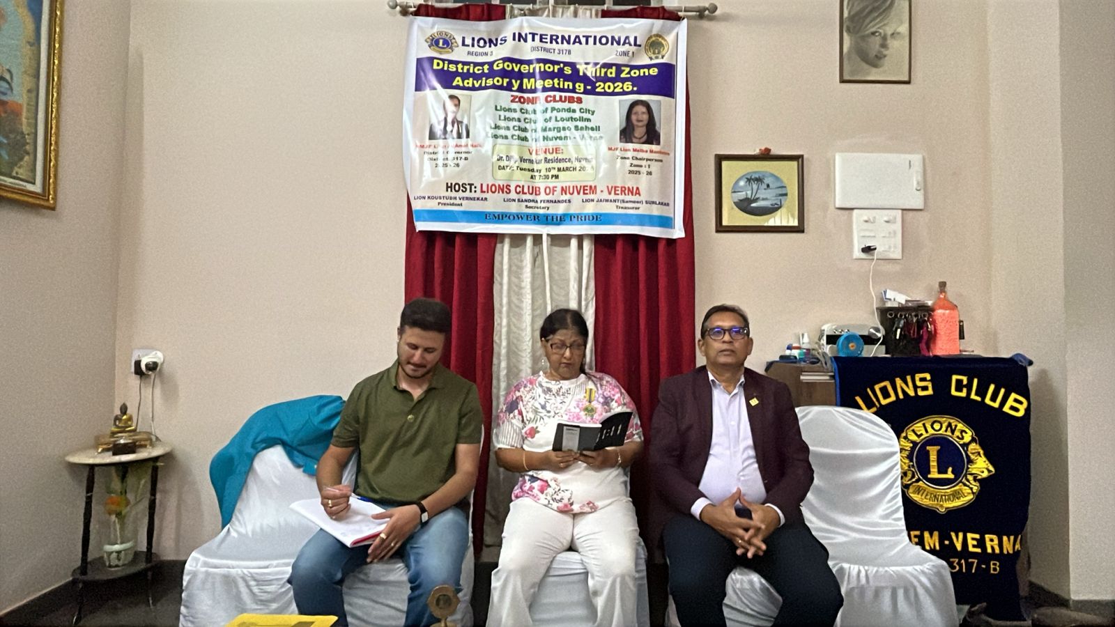 Zone Advisory of Region 3 hosted by Lions club of Nuvem-Verna