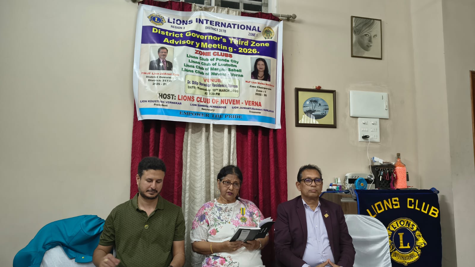 Conducting third Zone Advisory meeting