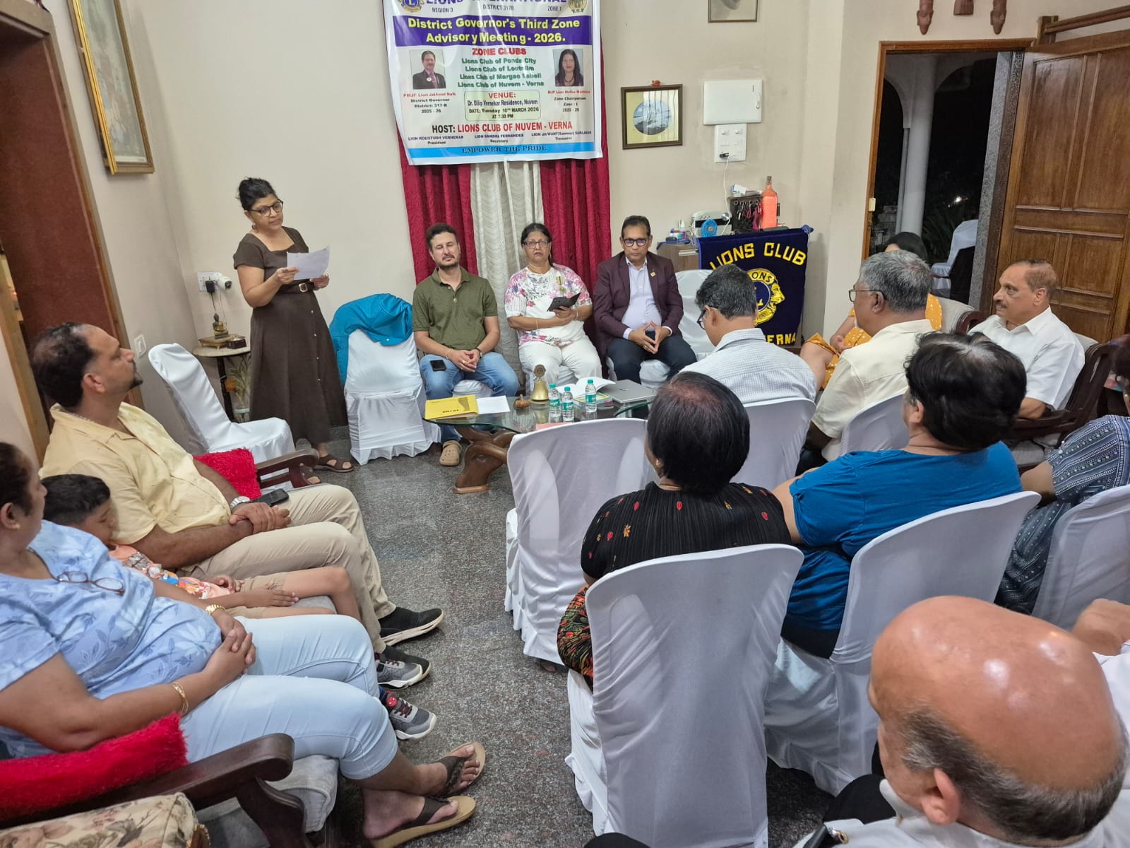 Conducting third Zone Advisory meeting