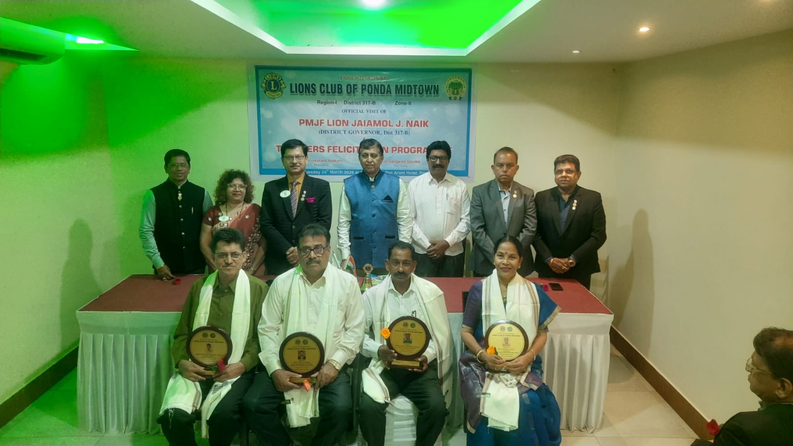 Attended official DG visit of Ponda Midtown 