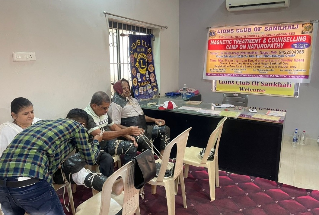 Magnetic Treatment and Counseling Camp on Naturopathy 