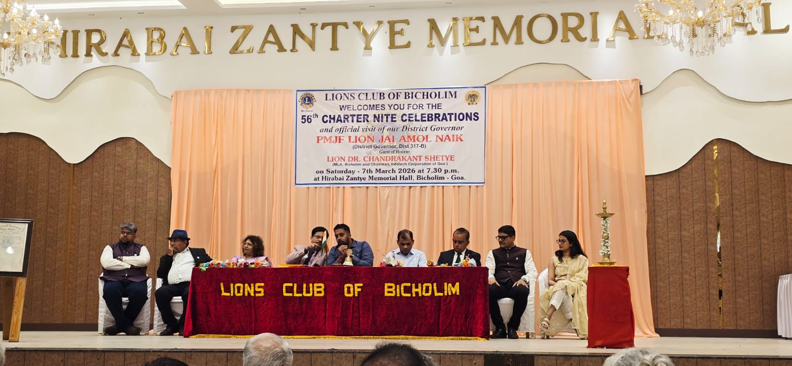 Bicholim CLub Charter night