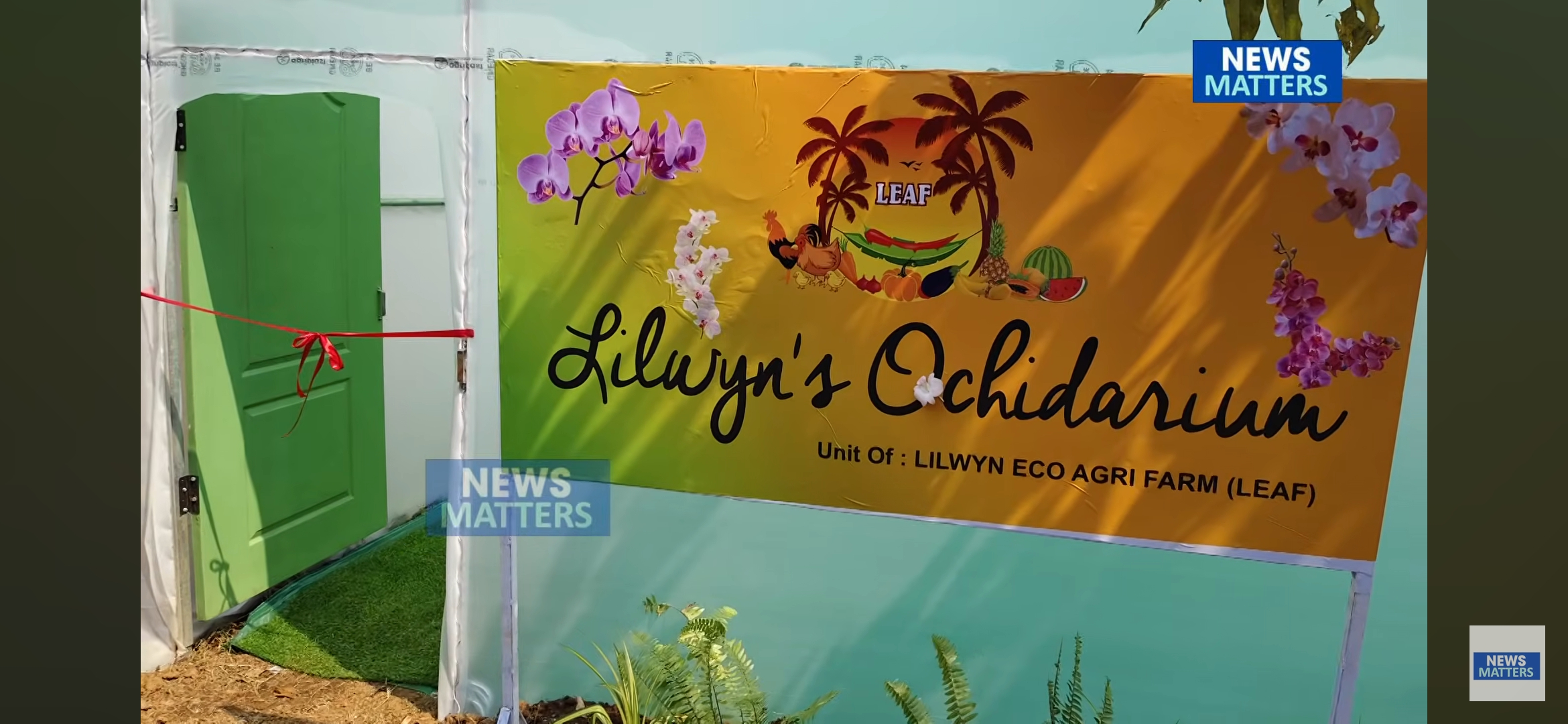 Opening of Orchid Farm by PMJF Lion Merwyn