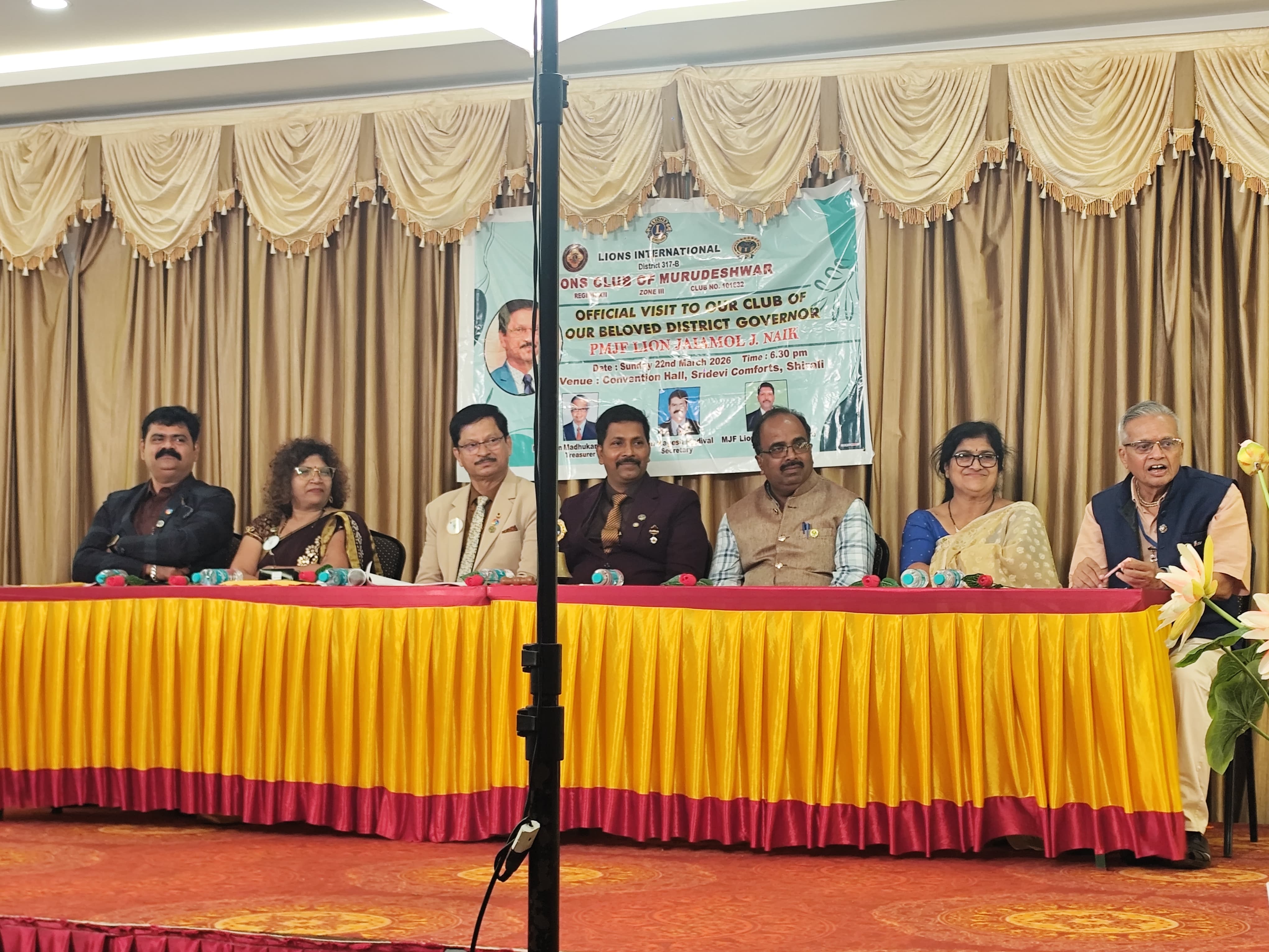 317B DISTRICT GOVERNOR MJF LION JAI AMOL NAIK OFFICIALLY VISITED OUR CLUB.