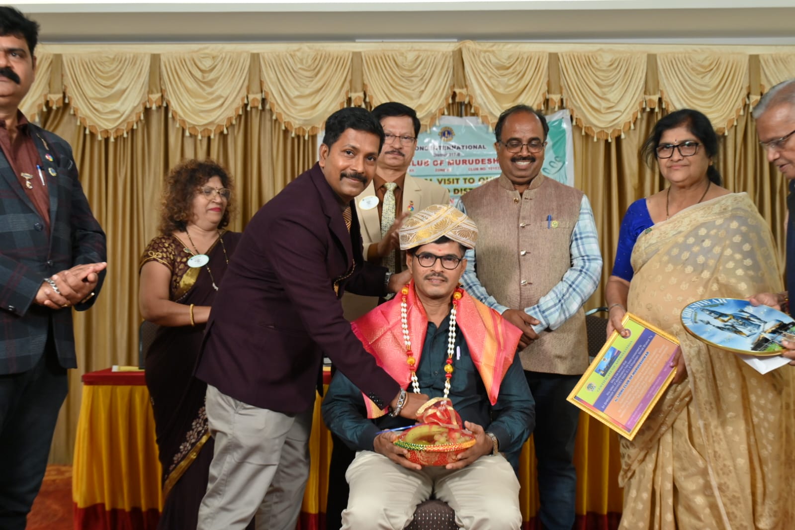 PRESENTED "VAJANTRI AWARD" TO BEST PRIMARY SCHOOL TEACHER OF BHATKAL BLOCK.