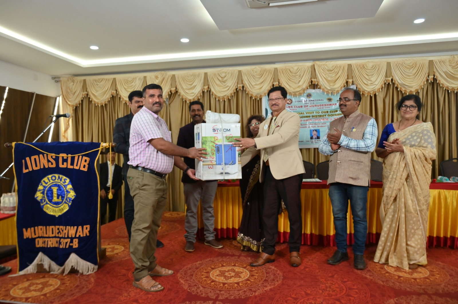 DONATED WATER FILTER UNIT TO KPS BAILUR.