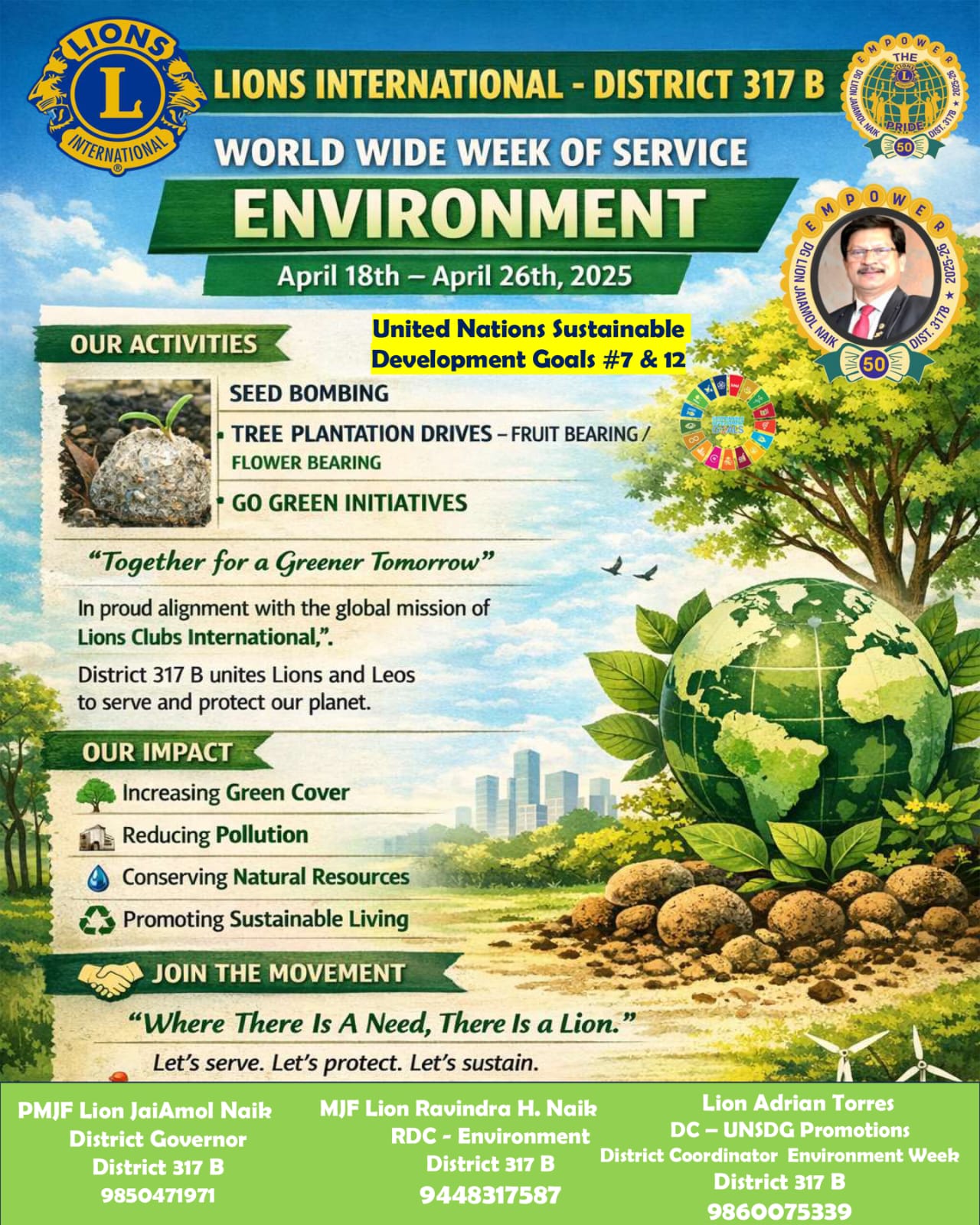 Seed Bombing ActivityDuring Environment Week 2026