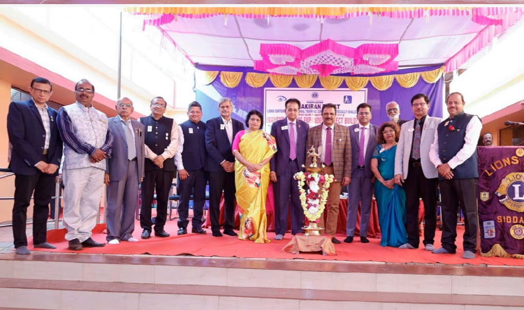 PARTICIPATED IN LIONS CLUB SIDDAPUR'S ASHAKIRAN TRUST LCIF PROJECT INNAUGURATION