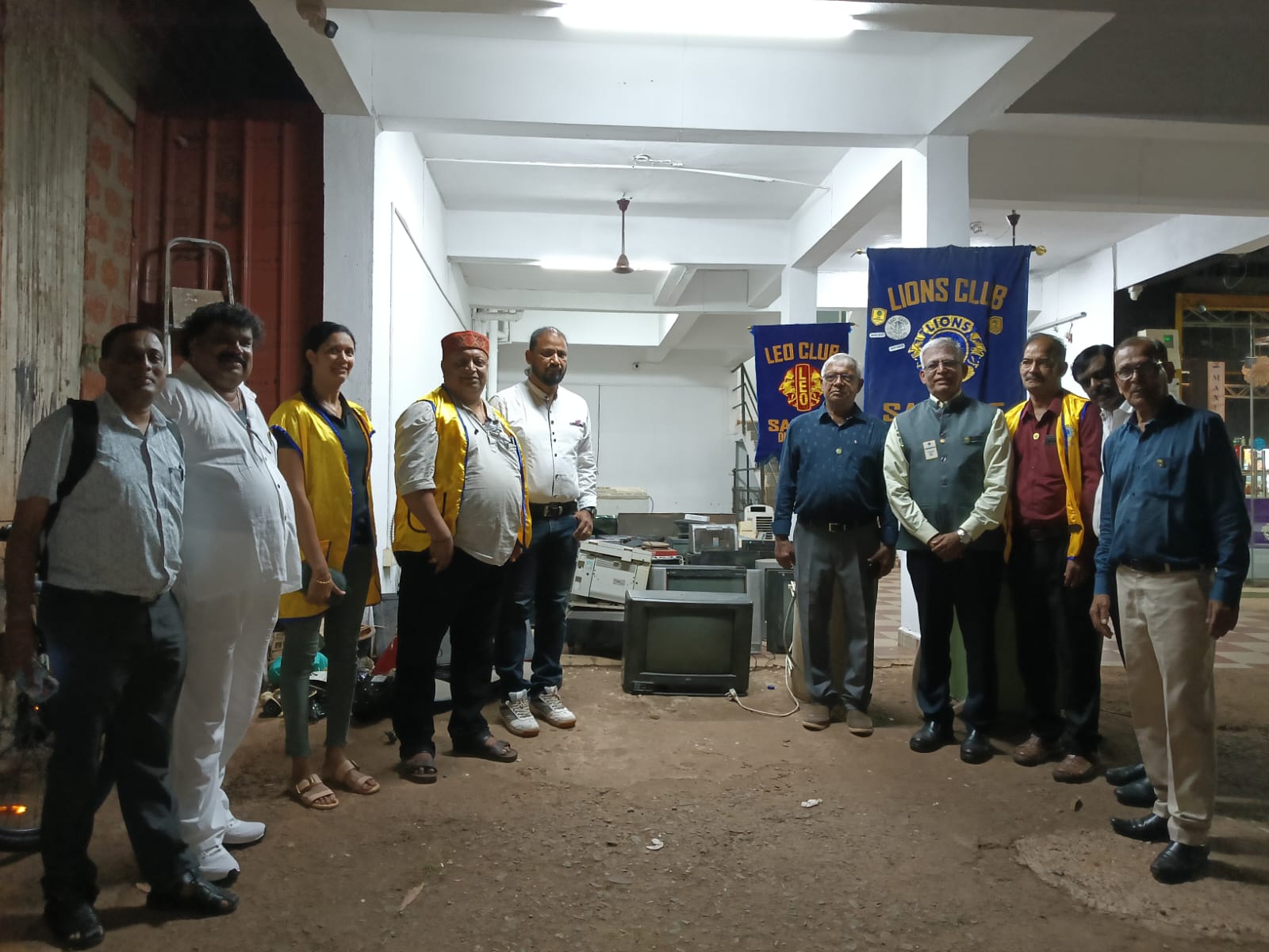 E waste collection drive as a part of world wide week of service environment 