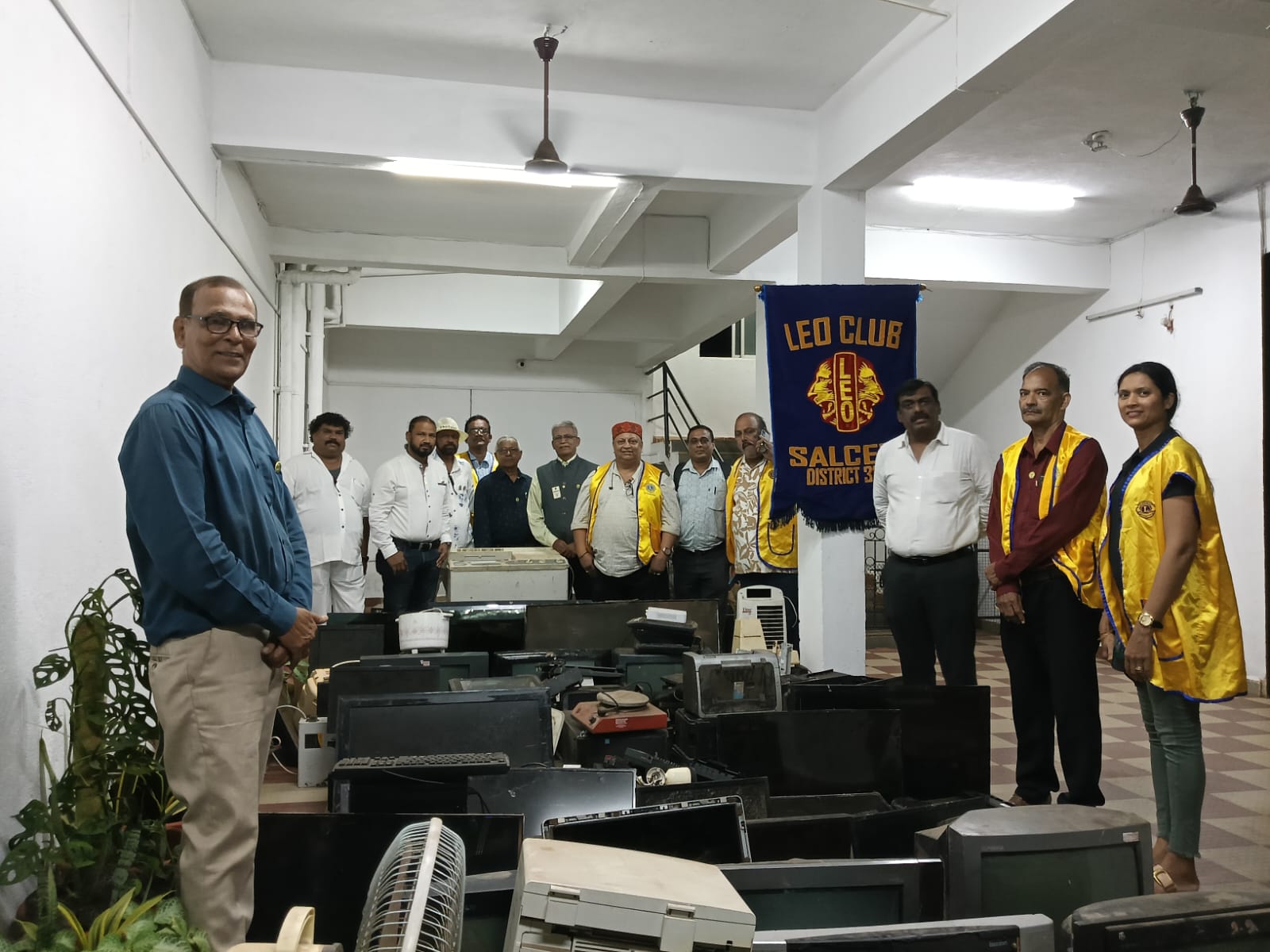 E waste collection drive as a part of world wide week of service environment 