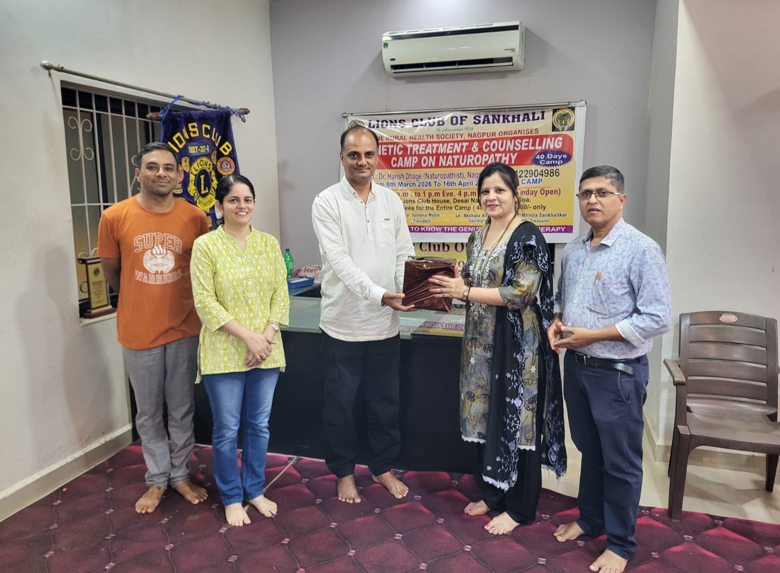 Magnetic Treatment and Counseling Camp on Naturopathy 