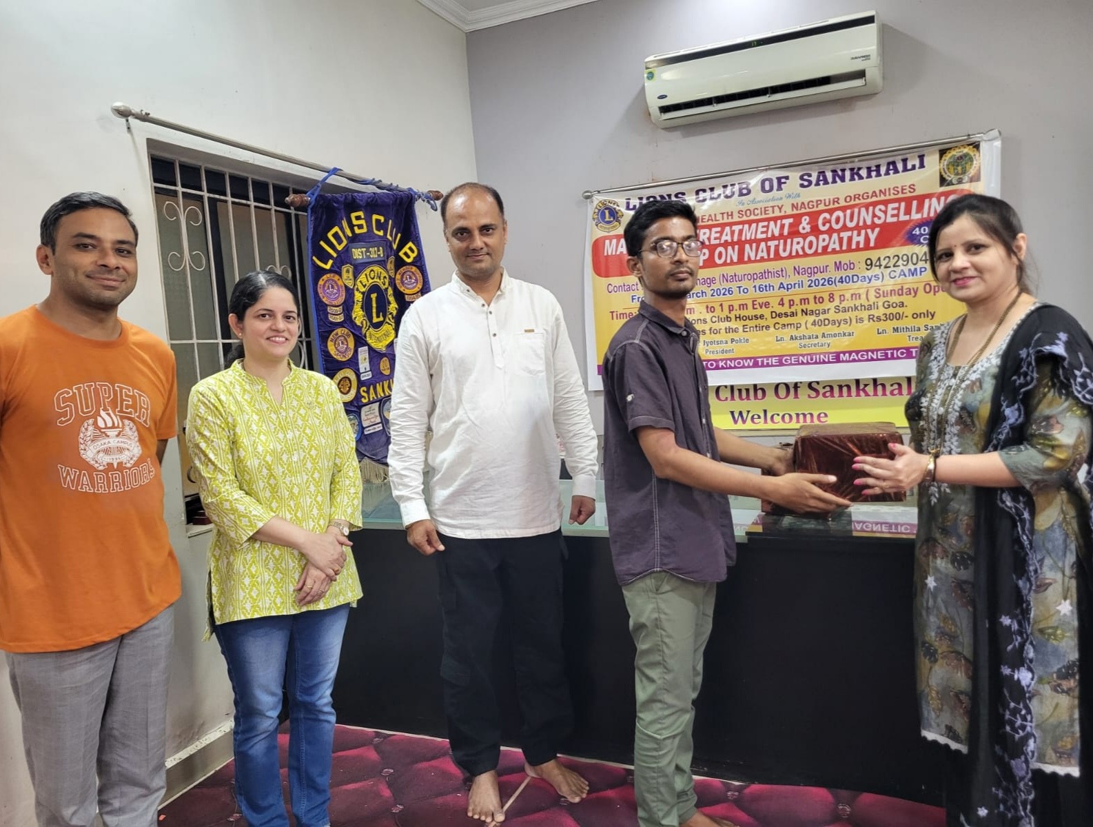 Magnetic Treatment and Counseling Camp on Naturopathy 