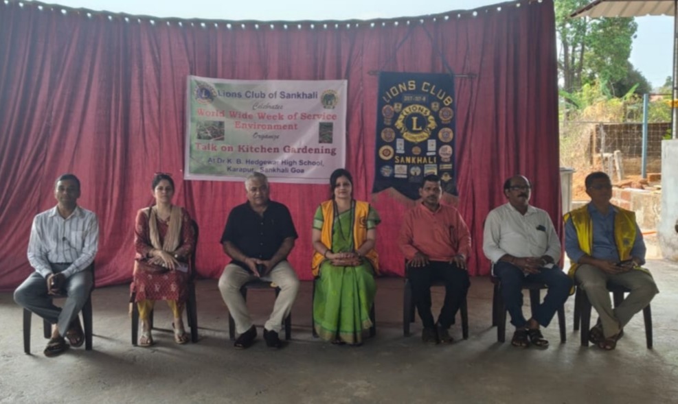 Talk on Kitchen Gardening  as a part of World Wide Week of Service - Environment 