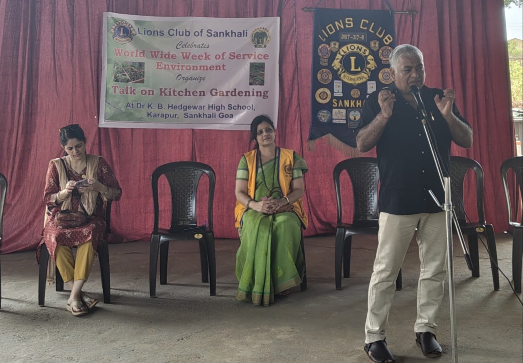 Talk on Kitchen Gardening  as a part of World Wide Week of Service - Environment 