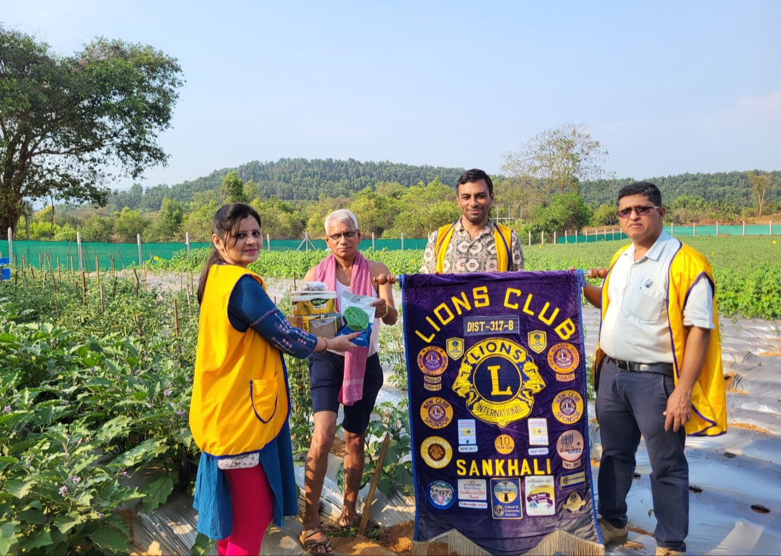 Distribution of Seeds as a part of World Wide Week of Service on Environment 