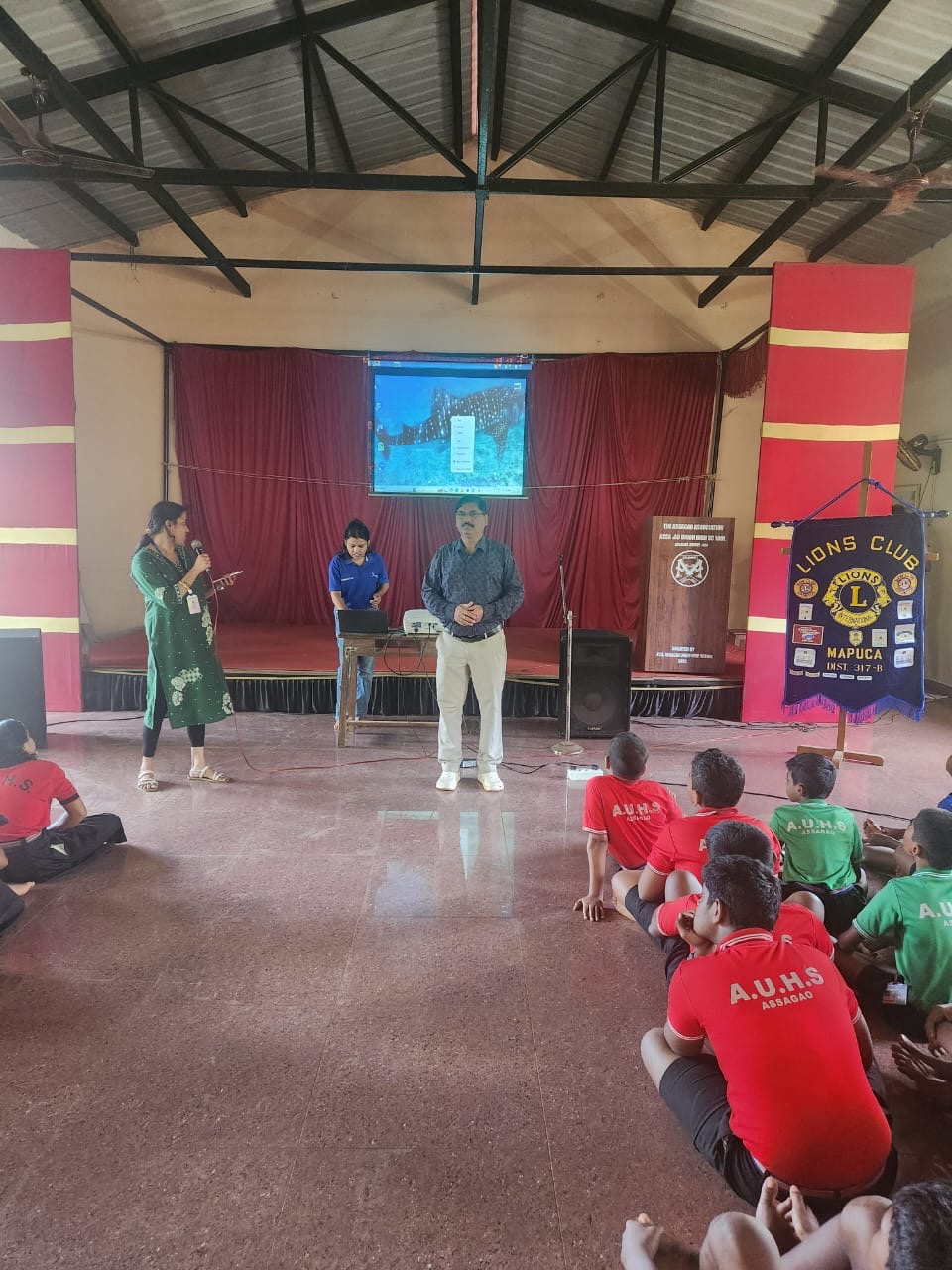 Awareness talk on save the whale shark