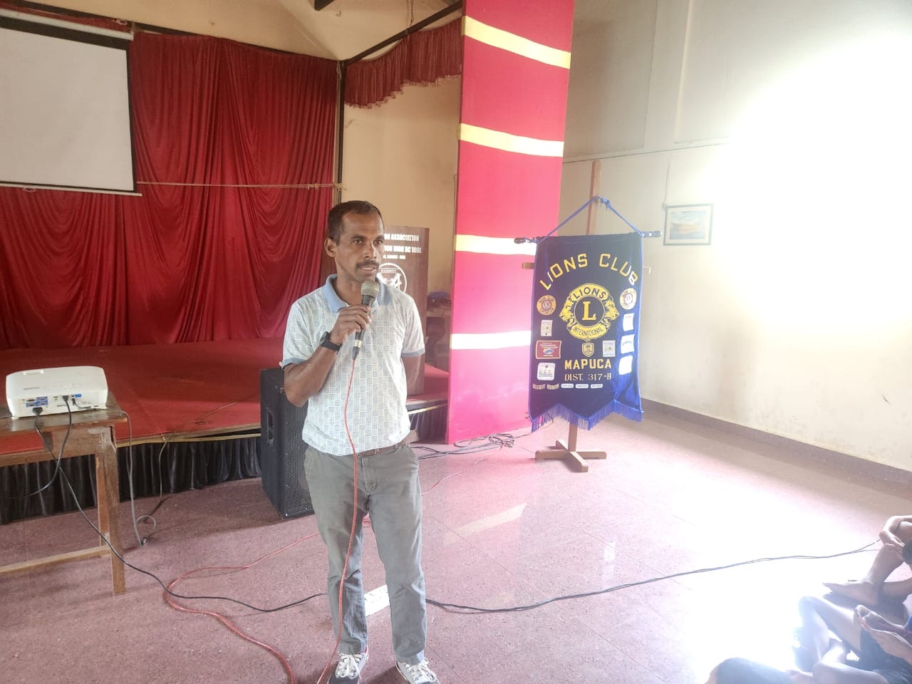Awareness talk on save the whale shark