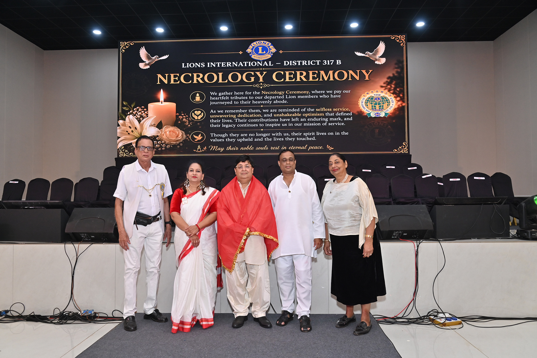 Active Part in The Necrology Team with Preparation of PPT and Getting Other Things Organise
