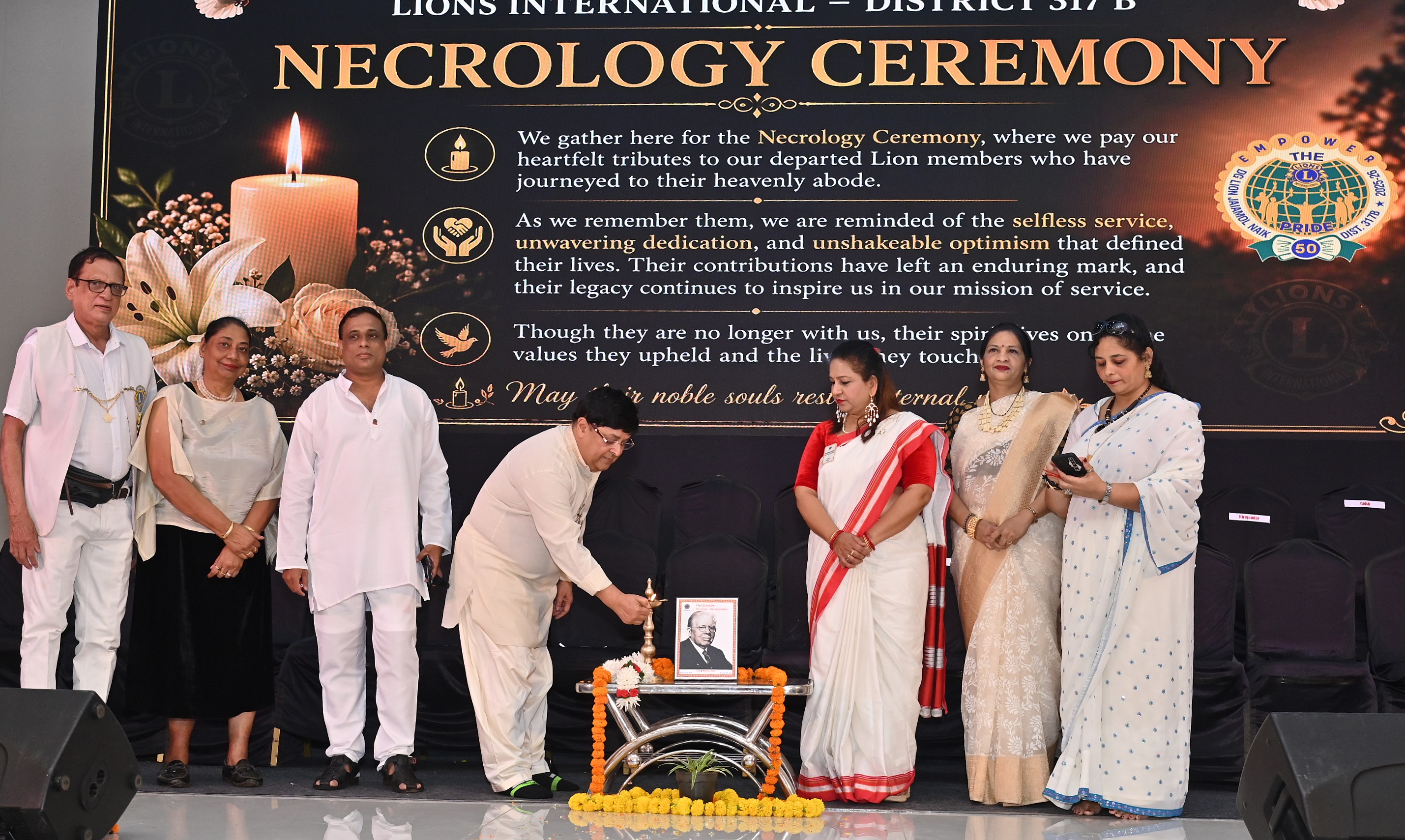 Active Part in The Necrology Team with Preparation of PPT and Getting Other Things Organise