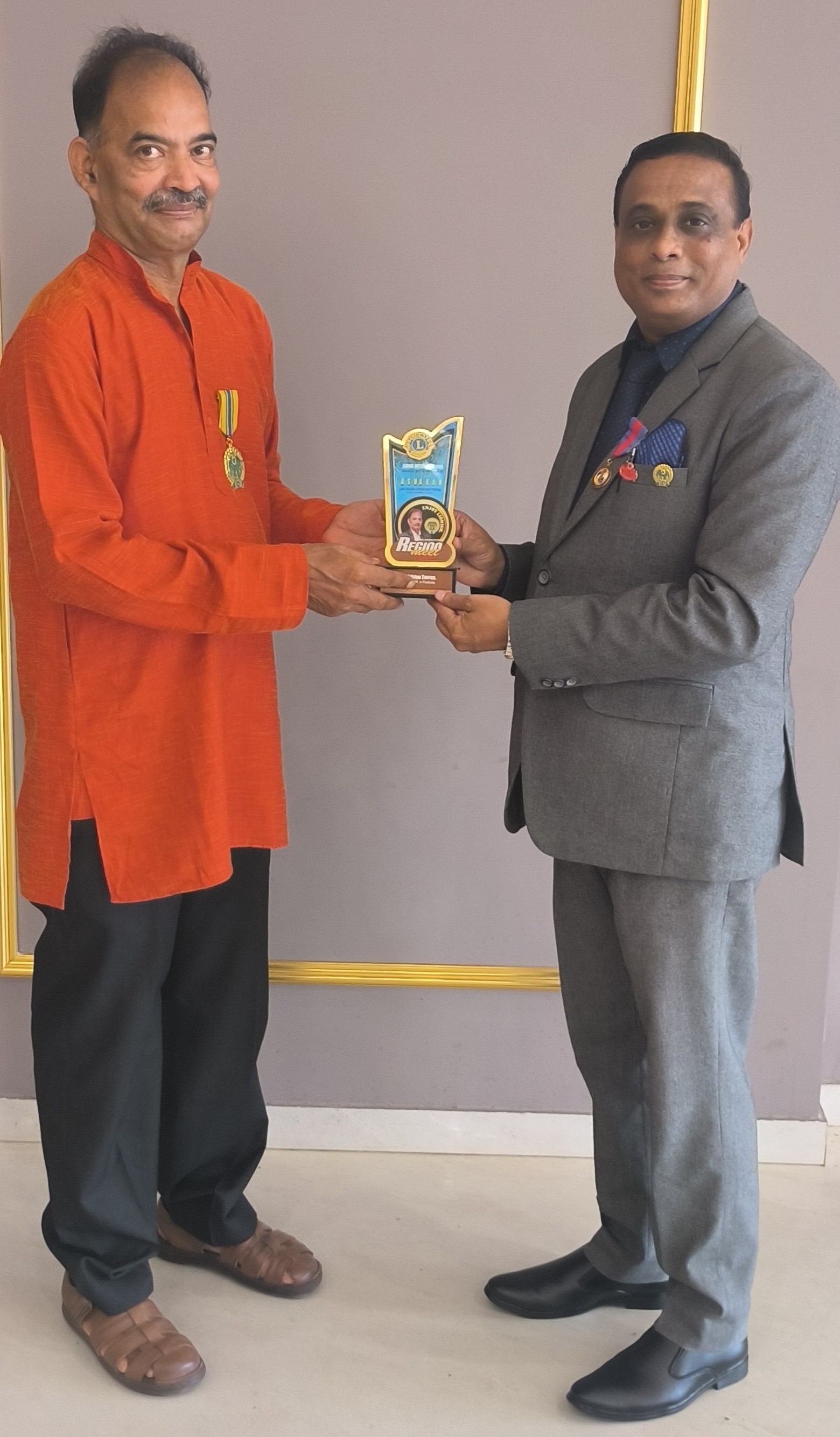 Region Meet of Region Chairperson Lion Dharmu Raut Dessai With Appreciation and Contribution Of Rs 3000 For the Region Meet. Also was Chairman For PR Commitee