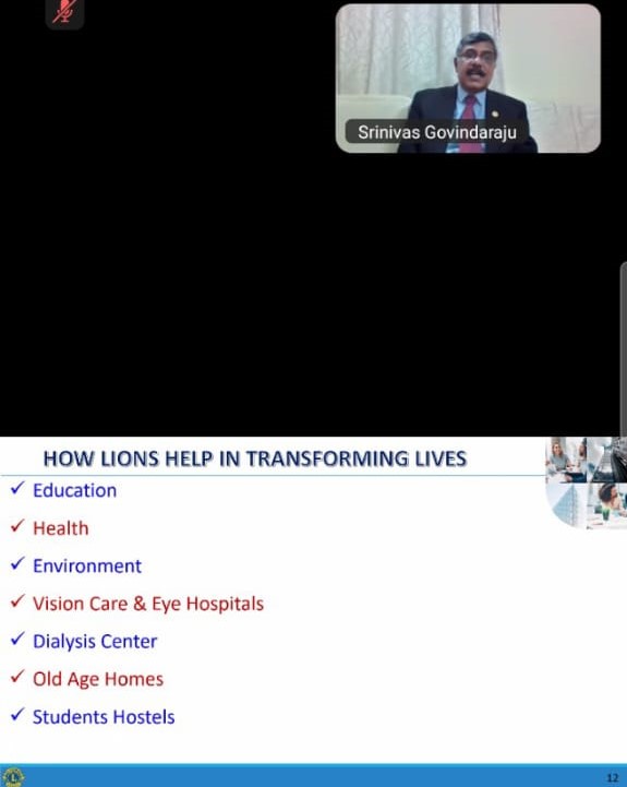 Topic : Lions are Transformers of Lives