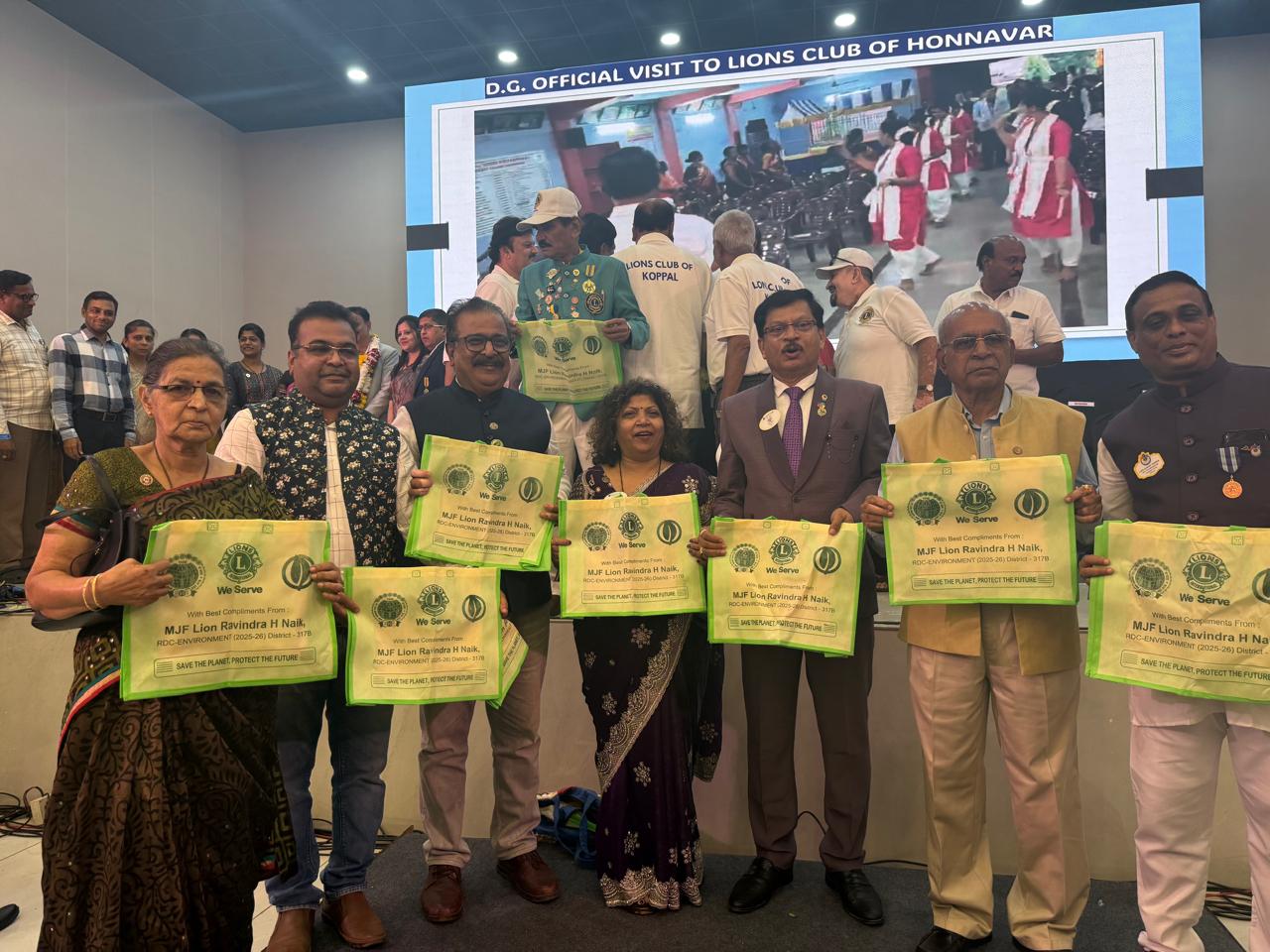 Closing of Environment Week at District Convention On 26th April 2026 ,closure  of  world wide  environment  service  week,  Plastic free awareness  activity  cotton  cloth bag distribution  with many  dignitaries, members at Goa District  convention