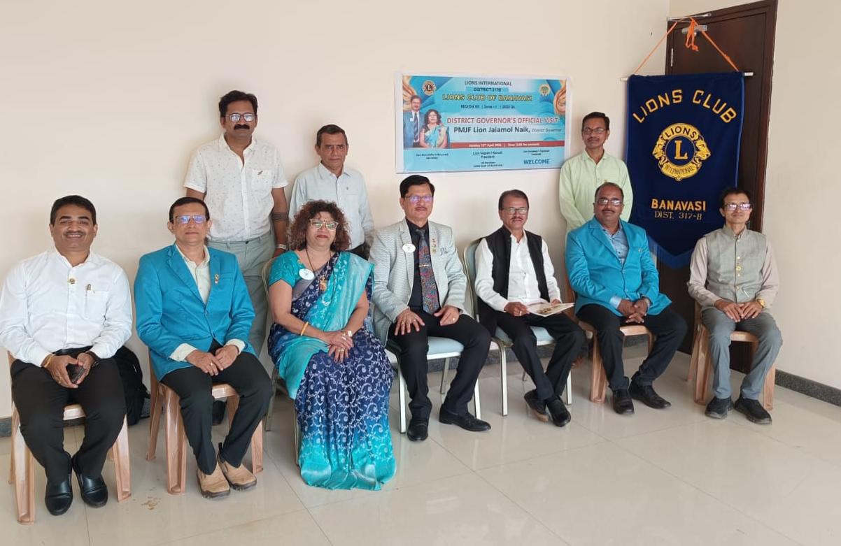 ATTENDED THE SPECIAL BOD OF LIONS CLUB OF BANAVASI DURING DG VISIT