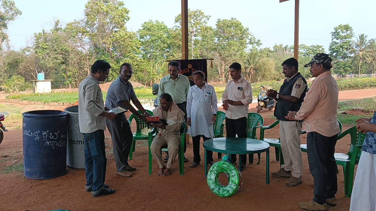 WORLDWIDE ENVIORNMENT SERVICE WEEK BY LIONS CLUB OF SIDDAPUR