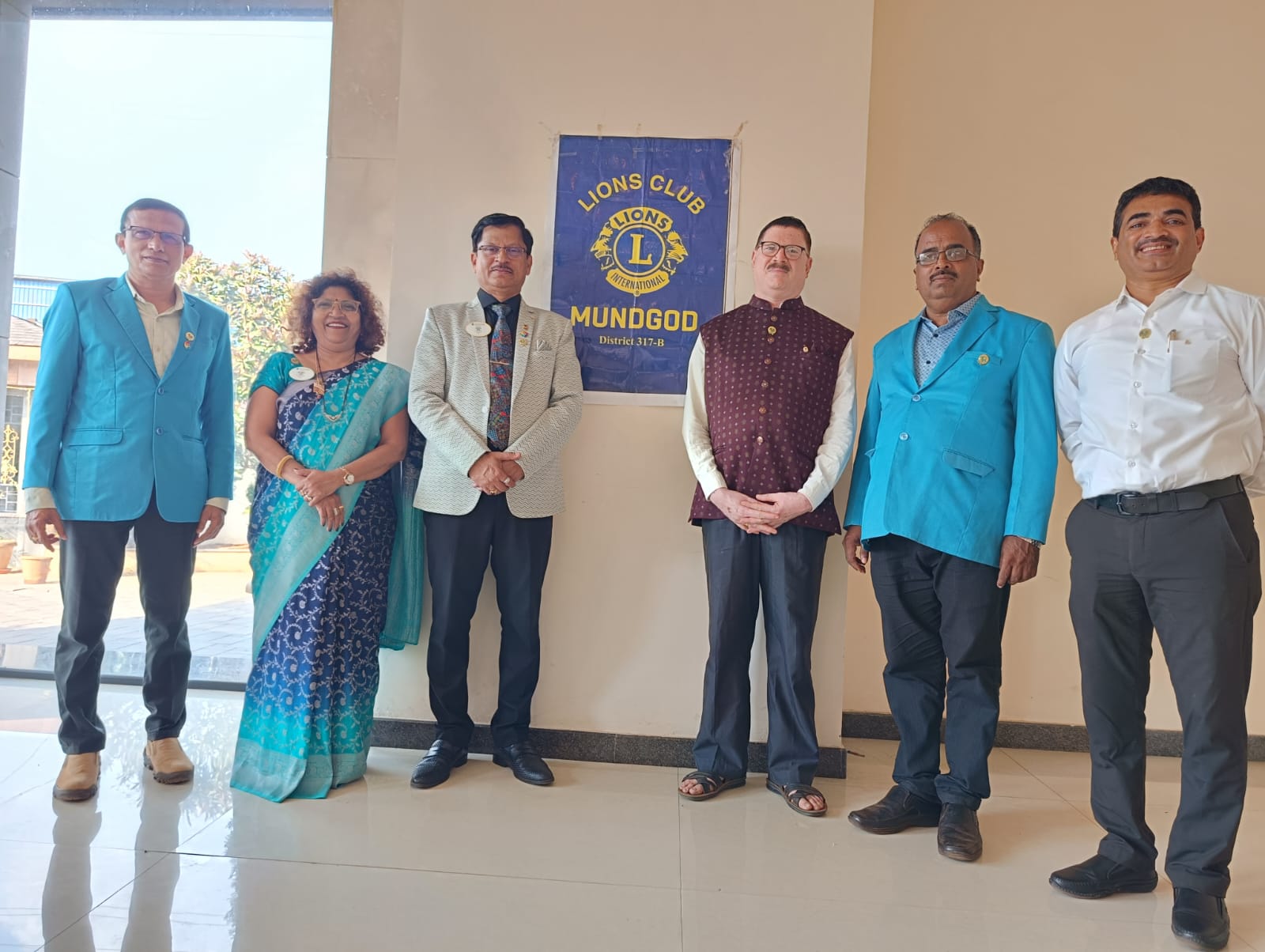 OFFICIAL VISIT OF DISTRICT GOVERNOR TO LIONS CLUB OF MUNDGOD