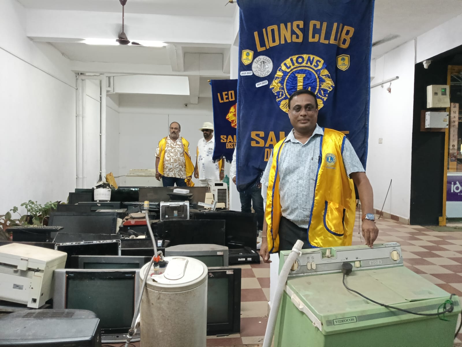 E-Waste Under UNSDG # 7 Visited Lions Club of Salcete under WWW For Environment Week