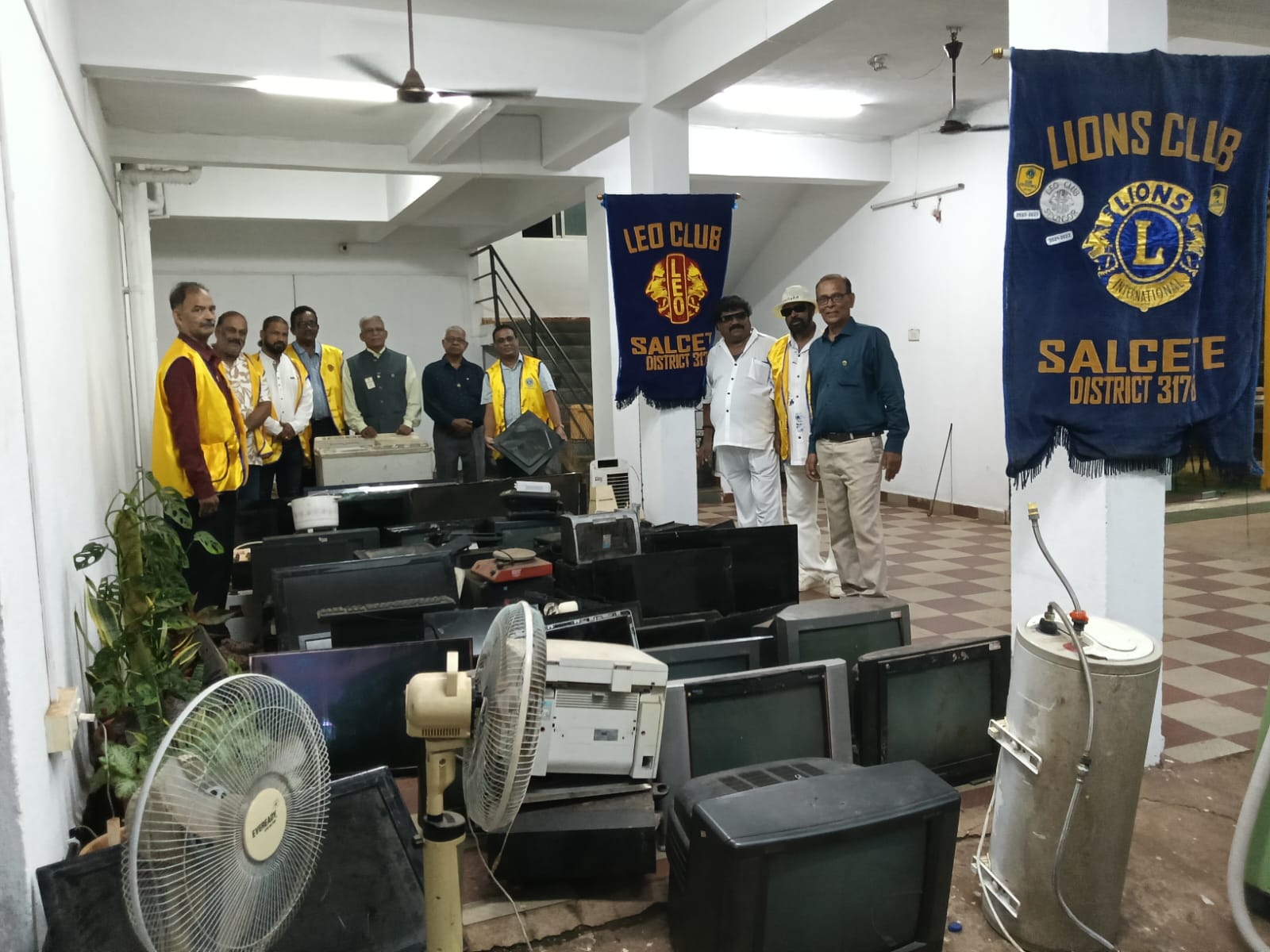 E-Waste Under UNSDG # 7 Visited Lions Club of Salcete under WWW For Environment Week