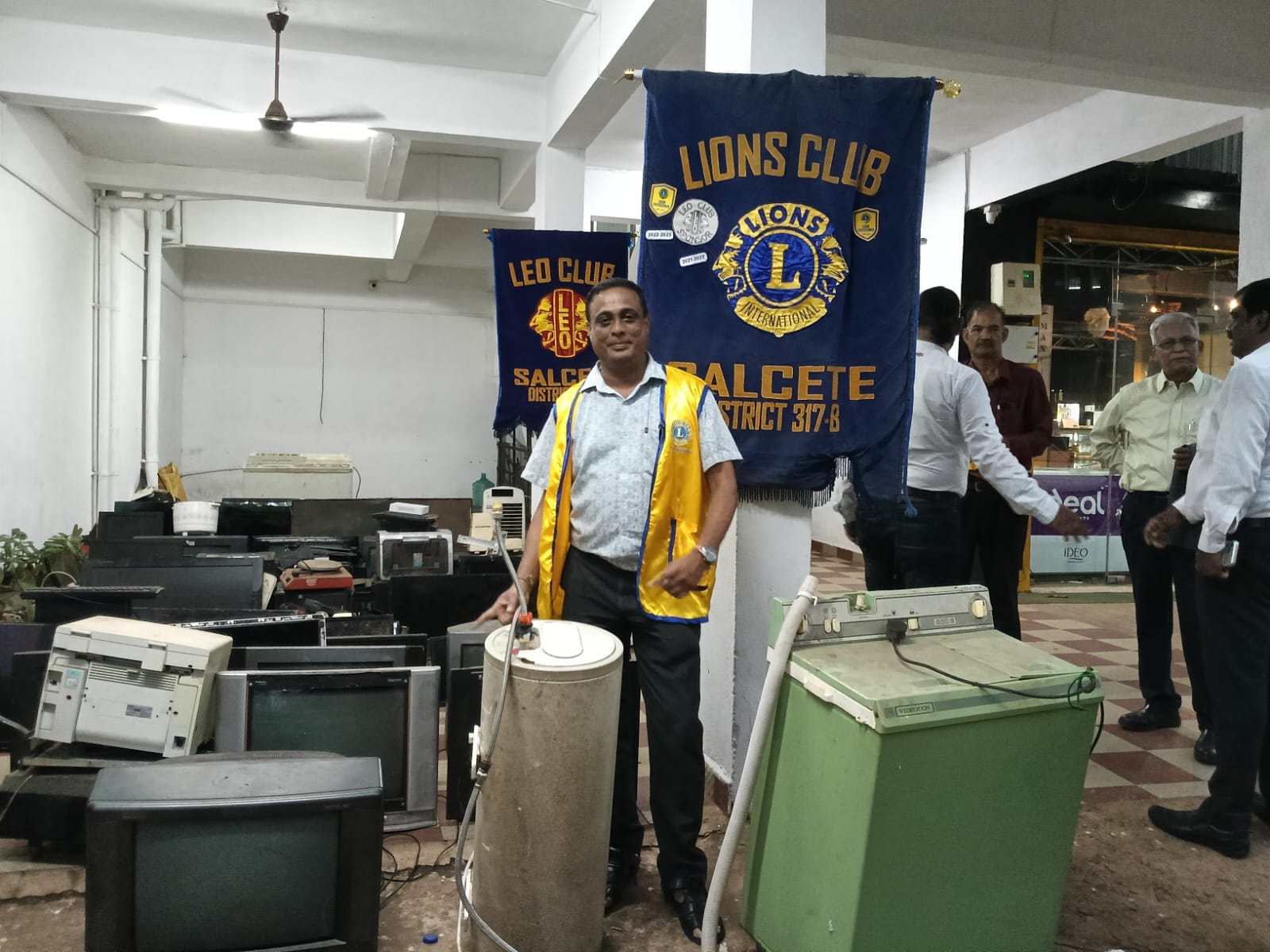 E-Waste Under UNSDG # 7 Visited Lions Club of Salcete under WWW For Environment Week