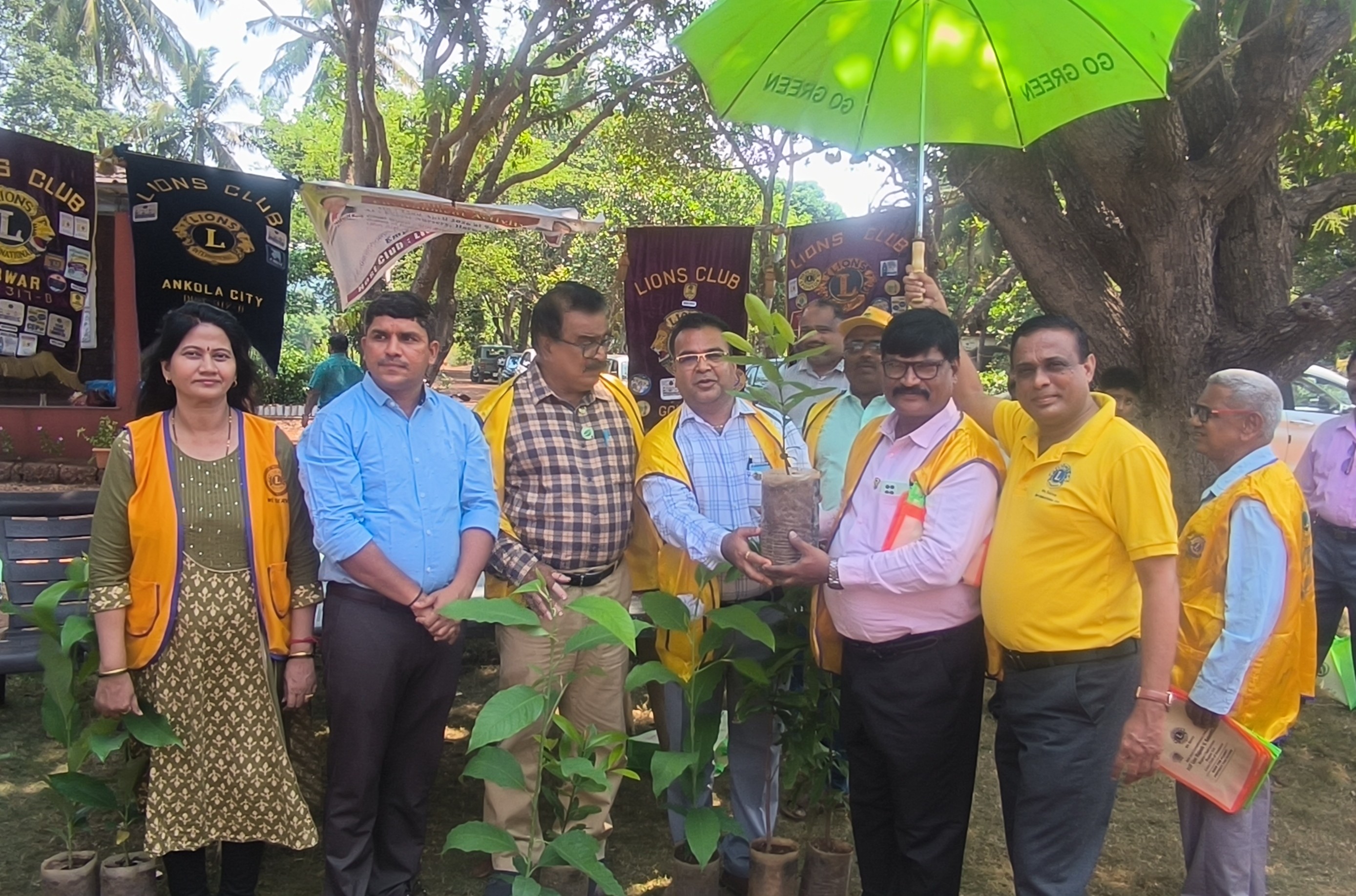 Zone Activity with Visit of 4 Clubs at Harvade Forest Nursery With Tree Plantation 