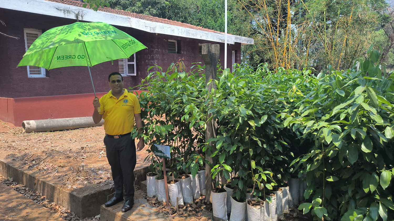 Zone Activity with Visit of 4 Clubs at Harvade Forest Nursery With Tree Plantation 