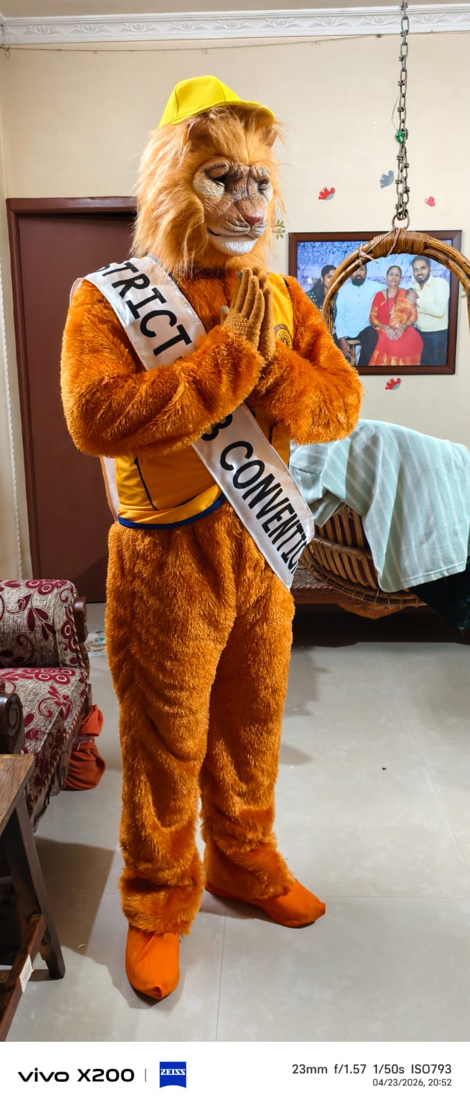 INSPECTED LION MASCOT ARRANGEMENTS ON 22 APRIL 2026 AT MADGAO