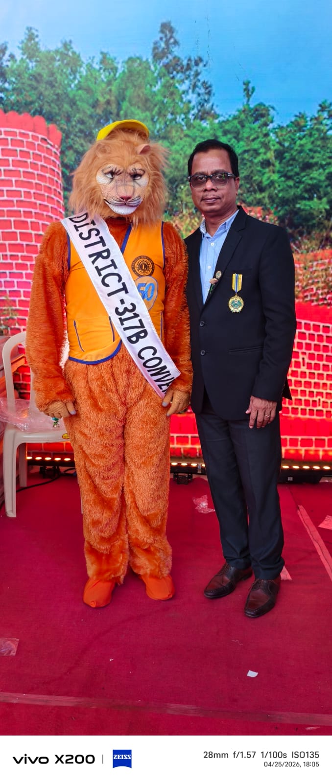 LION MASCOT FINAL LOOK AND READY FOR SHOW ON 25TH APRIL 2026