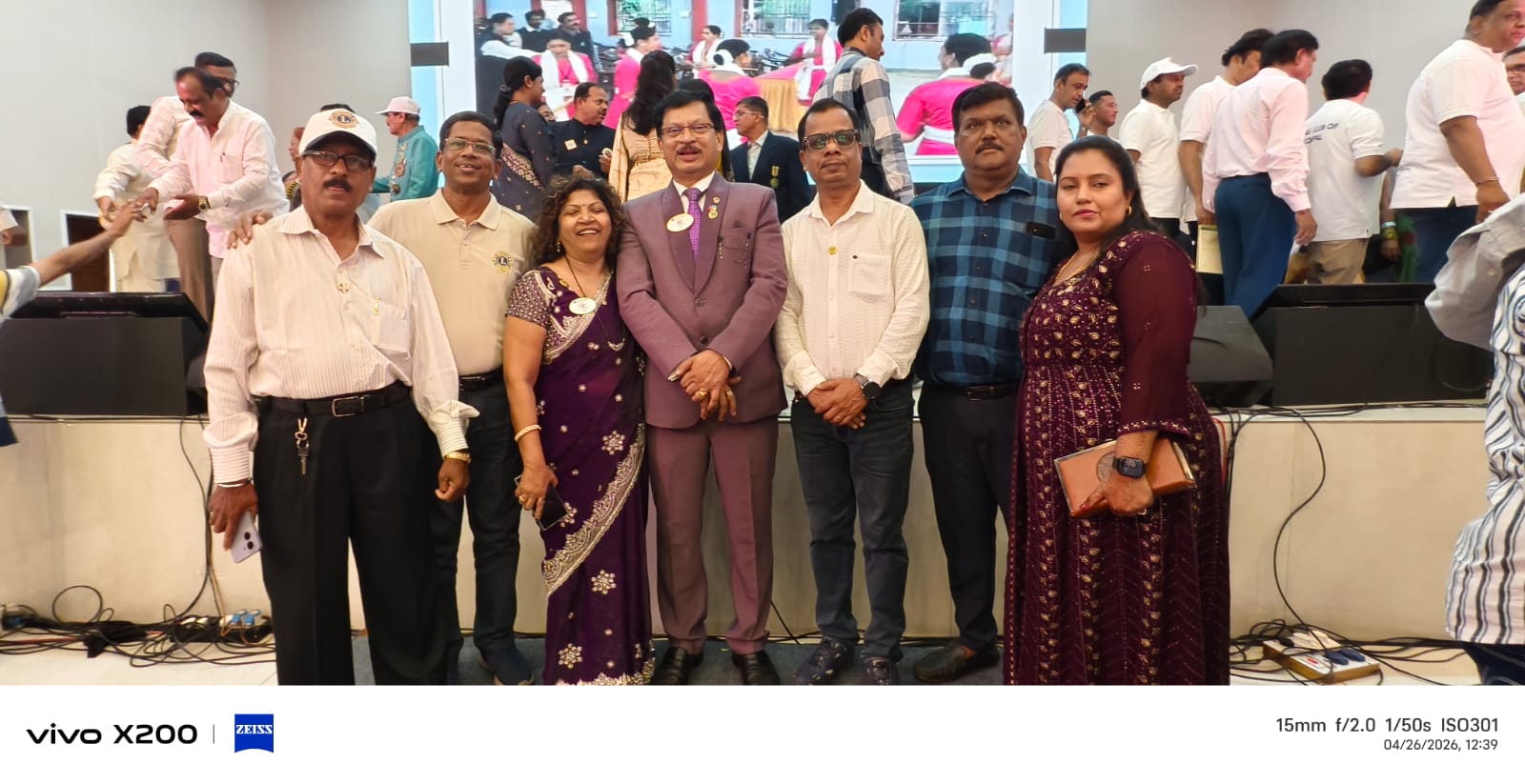 Lions Club of VAsco da Gama delegates (including myself)  attended the third day of Distrcit Annual Convention