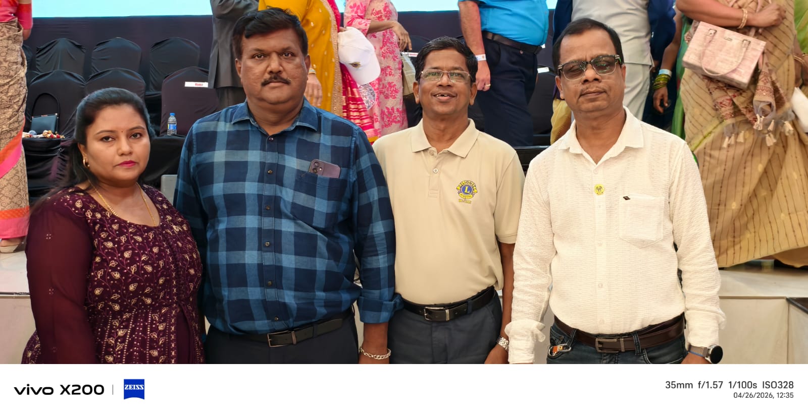 Lions Club of VAsco da Gama delegates (including myself)  attended the third day of Distrcit Annual Convention